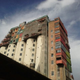 Illustration for article titled This Shipping Container City Above an Old Grain Silo Is Actually a Dorm
